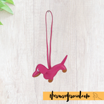 Dainty Dachshund Bag Charm