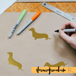 Dazzling Dachshund Decals