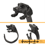 Hang-in-There Dachshund Wraparound Ring