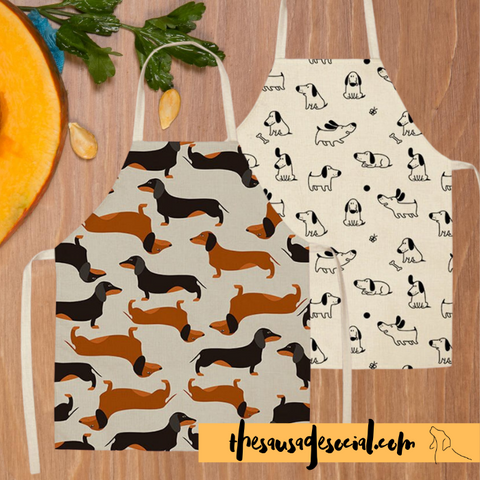 It’s-Dinner-Time! Dachshund Apron